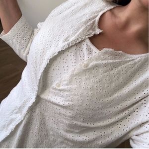 Lauren Ralph White Lance Overlay Jacket/Tank Top